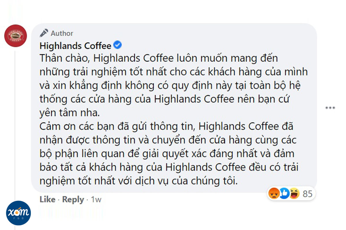 Highlands Coffee Đánh Mất Khách Hàng Chỉ Vì Chai Nước 60 Phút Có Đáng Không