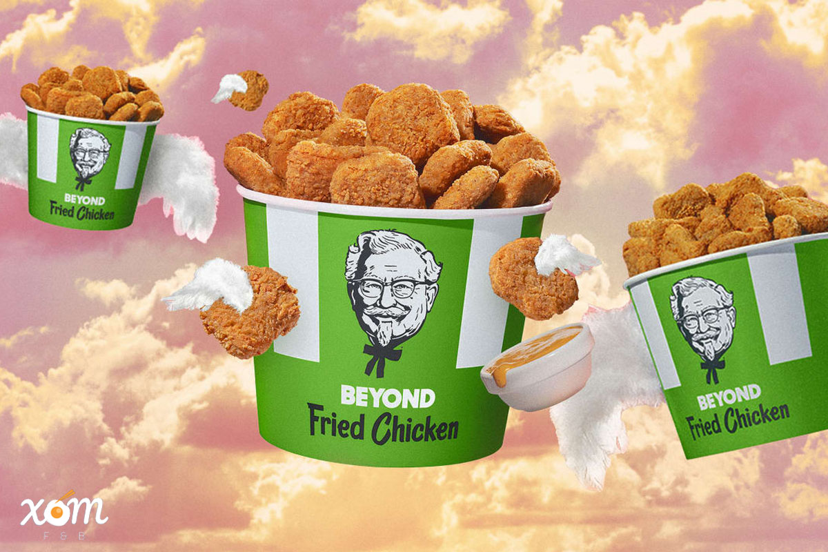 KFC Cho Ra Mắt Gà Rán Hoàn Toàn Làm Từ Thực Vật