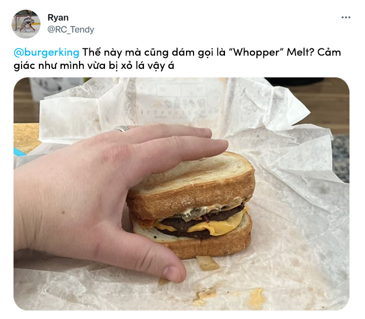 Menu Mới Của Burger King Khiến Khách Hàng Cảm Thấy Như Bị Lừa Dối