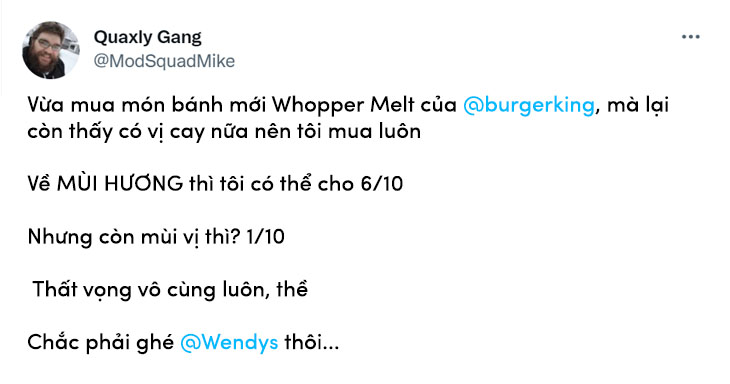 Menu Mới Của Burger King Khiến Khách Hàng Cảm Thấy Như Bị Lừa Dối